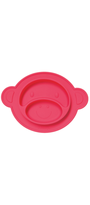 NUBY MIRACLE SUCTION PLATE MONKEY 9m+ (2 colors available)