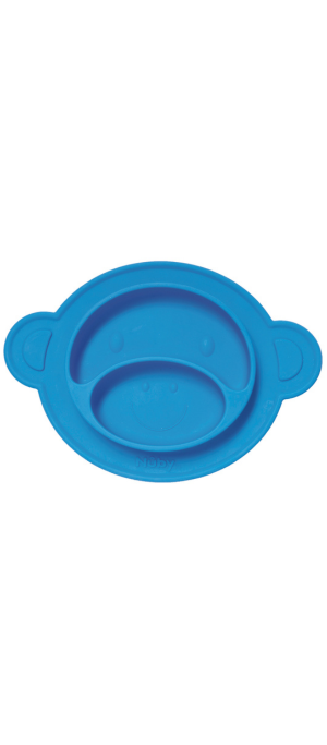 NUBY MIRACLE SUCTION PLATE MONKEY 9m+ (2 colors available)