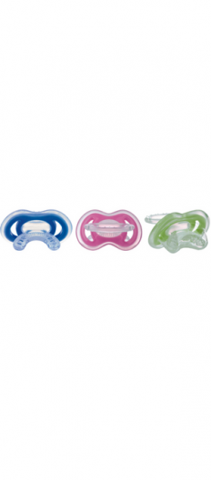 NUBY GUM-EEZ SILICONE TEETHER 0M+ (3 colors available)