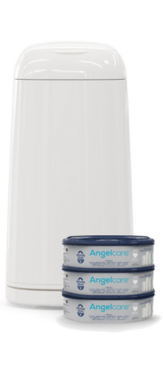 ANGELCARE NAPPY BIN OCTAGONAL (+3 REFILLS FREE)