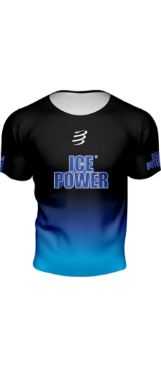 ICE POWER COMPRESSPORT MENS PERFORMANCE T-SHIRT - BLACK