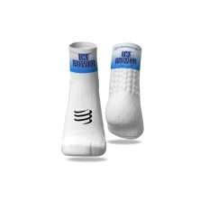 ICE POWER COMPRESSPORT HERTIAGE RUN HIGH CUT SOCK - WHITE