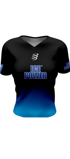 ICE POWER COMPRESSPORT WOMEN PERFORMANCE T-SHIRT - BLACK