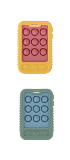 NUBY PHONE POPPER TEETHER 3M+(2 colors available)