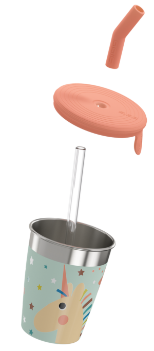 Kids Straw Cup Unistar 0.35L